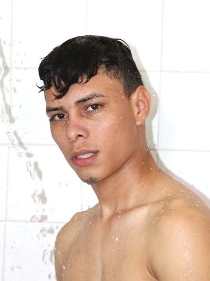Showering With A Latino Boy