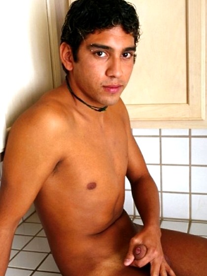 This cute twink features a fierce tan line and tasty cock.