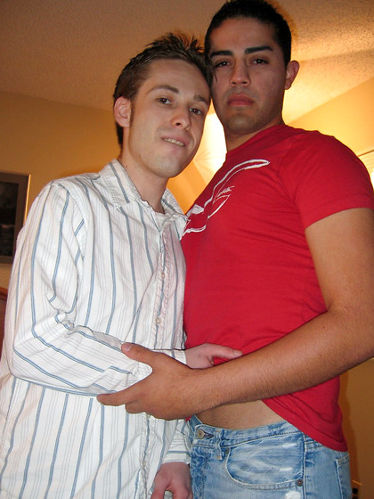 Gay couple Chris & Angel B enjoying anal sex after giving each other a blowjob