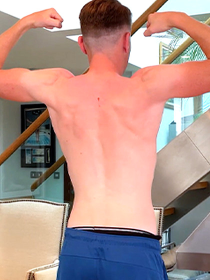 Young Straight Teen Wanks his Big Meaty Uncut Cock & Squirts loads of Cum Everywhere!