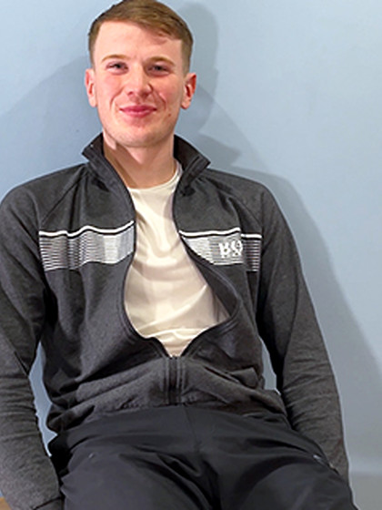 Young Straight Footballer Wanks his Big Uncut Cock & his Rock Hard Cock Gushes with Cum!