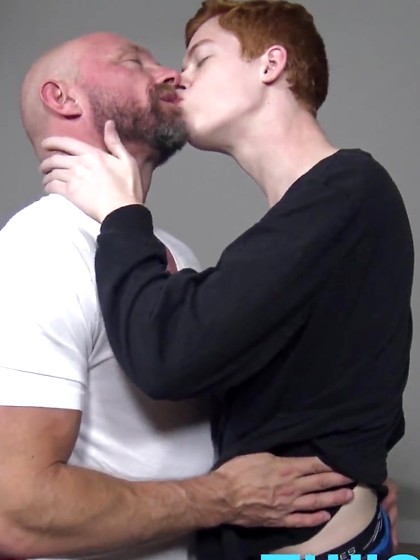 Slutty Daddy Takes Bareback Fuck from Horny Ginger Twink
